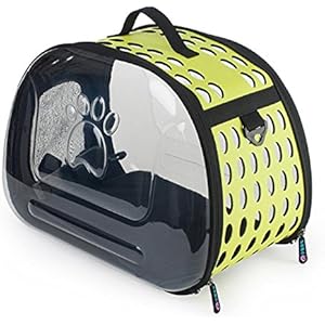 AFFLATUS faltet transparente Modelle, um tragbare Haustier-Tasche zu tragen , yellow