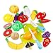 Produktbild Jspoir Melodiz Kinder Geschnittenes spielzeug obst und gemüse Spielzeug Lebensmittel Spielen als Geschenk,küche spielzeug für kinder, 20pcs