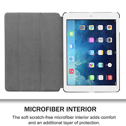 Fintie Apple iPad Air Hülle Case – Ultra Slim Superleicht Schutzhülle Smart Shell Cover Tasche Etui mit Auto Schlaf / Wach und Standfunktion, Weiß - 6