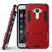 Produktbild UKDANDANWEI Asus Zenfone 3 ZE552KL Hülle - Doppelschutz Outdoor-Hülle Super Schild Bumper Rahmen Case mit Ständer für Asus Zenfone 3 ZE552KL,[HK]-Rot