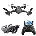 Produktbild LeaningTech XS809W WiFi FPV Faltbare RC Taschedrohne Drohne mit Kamera 10 Minuten, 2.4GHz 6-Axis Gyro Fernbedienung Drone Schwerkraft Sensor Höhenhaltung Kopflos