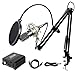 Produktbild Tonor XLR zu 3.5 mm Kondensator-Mikrofon Kit Schall Podcast Studio Rundfunk & Aufnahme Microphone für Computer mit 48V Phantomspeisung und EU AC Stecker Konverter & Mikrofon Sets Schwarz