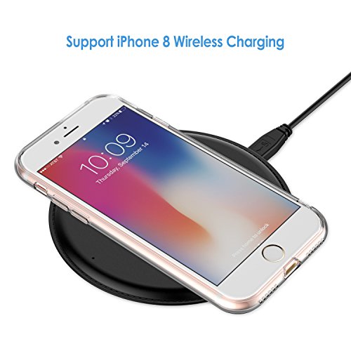 iPhone 7 Case, Shamo's [Crystal Clear] Case [Shock Absorption] Cover TPU Rubber Gel [Anti Scratch] Transparent Clear Back Case, Soft Silicone, Front Screen Raised Lip Protection, Impact Resistant, TPU (Clear)