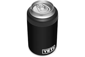 YETI Rambler Colster, Stainless Steel Can Insulator, Black, 330 ml