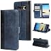 Produktbild DENDICO Galaxy Note 8 Hülle, Premium Leder Wallet Tasche Flip Schutzhülle für Samsung Galaxy Note 8, Handytasche Klappbar Tasche Flip Case - Blau