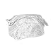 Imported Dazzling Sequins Travel Cosmetic Makeup Clutch Bag Purse Evening Party Handbag - Silver RS.650.00