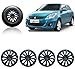 Auto Pearl - Premium Quality Car Black Wheel Cover Caps 14 Inches Press Type Fitting For - Maruti Suzuki Swift Dzire Type-2 RS.1349.00
