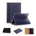 Produktbild iPad Pro 10.5 Smart Case, elecfan® Ultra Dünn Leichtgewicht Book Style Flip PU Leder Hülle Tasche Wasserdicht Case Smart Cover mit Ständer / Auto Schlaf Wach Funktion Anti Kratzer Schutzhülle für iPad Pro 10.5 (iPad Pro 10.5, Blau)