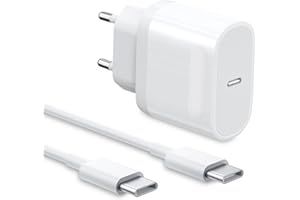 RVNTOP iPad Ladekabel USB C, iPad Pro Ladegerät Ladekabel mit Netzteil 20W Schnellladegerät mit 2M USB C Kabel Schnellladekabel für iPad 11 10 Generation Pro Air Mini