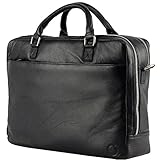 Es sind 2 voneinander getrennte Hauptfächer vorhanden. Innentaschen der Hauptfächer sind: 4 Kartenhalter, 3 Stifthalter, 2 kleinere Taschen mit je 8 x 10 cm und ein weiteres Reißverschlussfach mit 20 x 17 cm.