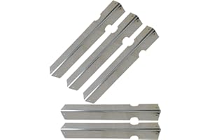 Sunshineey 66032/66795 Flavorizer Bars Ersatz für Weber Genesis II 300 Series Gasgrill (Frontmontiertes Bedienfeld) 43,5 cm x 7,5 cm x 5,5 cm (5 Stück)
