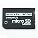 Produktbild Karte Micro SD TF Speicher Karte Pro duo adapter für Sony PSP SCHLANK / DÜNN 2000 3000 Versand 48/72H Felixmania®