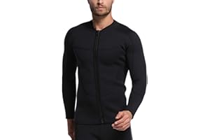 YOUCAI Mujeres/Hombres 1.5-3mm Trajes de Neopreno de Dos Piezas Neopreno combianaison para bucear esnórquel Nadar apnea Libre