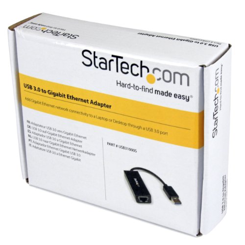 StarTech.com USB 3.0 auf Gigabit Ethernet NIC Netzwerkadapter – USB zu RJ45 für 10/100/1000 Network - 5