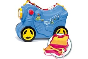 M MOLTO Molto Smiler Moto Maleta Deluxe-Azul