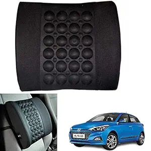 Autokaar Car Seat Lumbar Back Support/Seat Cushion - Back Pain Relief - Accupressure for Hyundai Elite I20