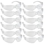 El paquete incluye: 12 pares de gafas de seguridad con lentes transparentes en diferentes marcos de colores para plantillas. Información de tallas: longitud del marco: 14,6 cm, longitud de la plantilla: 11,4 cm. Supera las normas de seguridad ANSI Z87+ y CSA Z94.3.