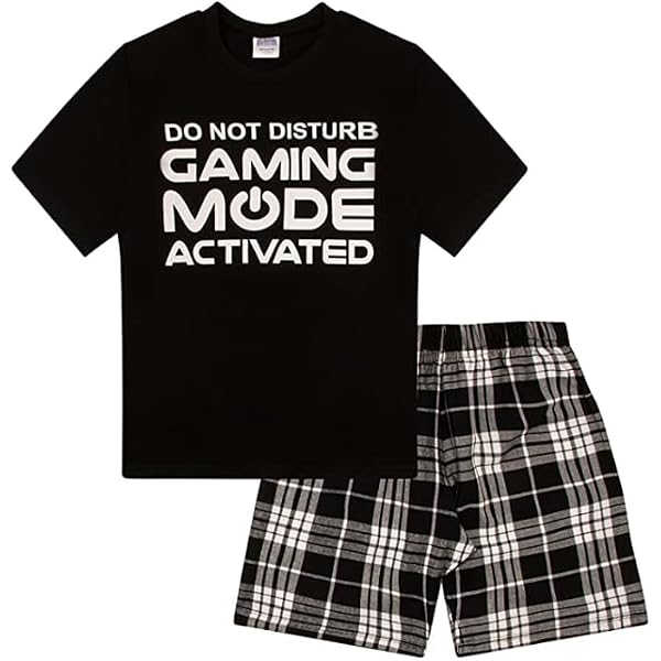 Pyjama Long Garçon 'Can I Just Finish This Game' - Coton, Manches Longues, Taille élastique, Pour Gamers - 5