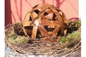 Rostikal Rouille Noble Boule Bande en métal 40cm Balle rouillée