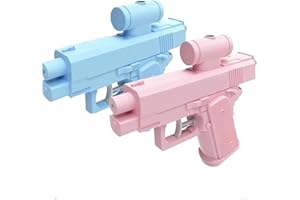 WENCHRISDT 2pc Prank Two-Way Water Gun, Prank Squirt Gun Can Spray from Front and Back, Reverse Water Guns, Creative Pranks Battle Toy Waters Guns Fight