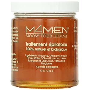 M4Men, Moom For Men, 100% Organic Hair Removal 12oz/345g Refill Jar - Image 4
