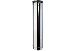 UTILFER CANNA FUMARIA TUBO ACCIAIO INOX AISI 304 MT 1 x 0,5 mm -TUTTE LE MISURE- (DIAMETRO 120)