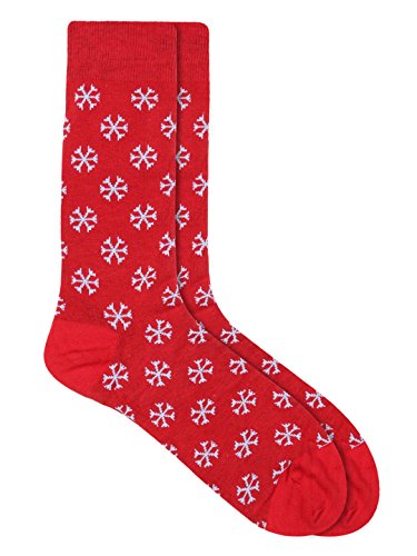 SOXYTOESFree Size Christmas Snowball Corporate Socks For Men - 1 Pair