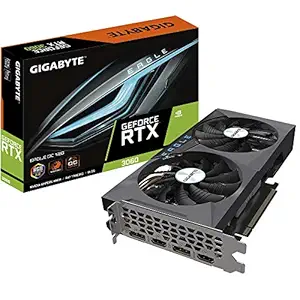 GIGABYTE GV-N3060EAGLE OC-12GD 12GB GDDR6 pci_Express_x16 Graphics Card