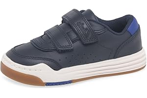 Clarks Urban Solo Kid Leather Shoes in Navy