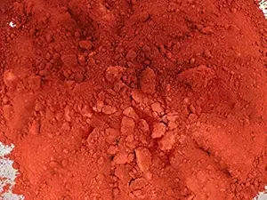 Kalyan Iron Oxide Red Color Pigment Agent 100gram for Concrete, Clay, Lime, Plaster, Masonry and Natural Paint Products