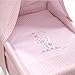 Cambrass 46 x 78cm Bed Wood Canopy (Pink/ White)