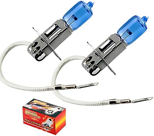 Preptec 2X H3 100w Super Bright White Halogen Bulbs Xenon Head Light Car Van Spot Light Auto Car PAIR