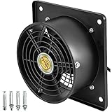 Frantools Ventilateur AXIAL 8'' A cadre carré A rotor extérieur Moteur en cuivre pur 65W 2650 tr/min Pour l'évacuation des gaz d'échappement