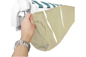 De Terrasse De Rangement Housse Auvent Verser/Abri/Tonnelle - Protection La Neige Anti-poussiere en Imperméable étanche Contre Hiver, Jardin De Auvent Verser (5 m)