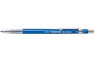 STAEDTLER Mars technico 780 Fallminestift – 2 mm, med vässare | Metallklämma med inbyggd vässare, 2 mm min – för teckning & s