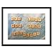 Produktbild Get Lost Find Yourself Travel Scrabble Framed Wall Art Print Reise Wand