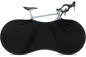 Hejo Telo Copri Bicicletta da Interno,150 * 60cm Lavabile Telo Copribici,Antipolvere Telo Bici,Durevole Copertura per Bicicletta,Bici da Corsa,Bici da Montagna Strada(Nero)
