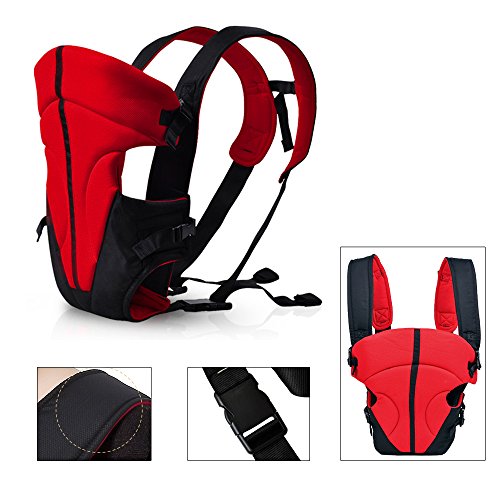 HJ® Baby-und Kindertrage Comfort Babytrage Bauch- und Rücken- 3.6-9.1KG 3-18 Monate - 5