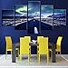 Produktbild JXKEF Kunstmalerei des Segeltuches der Leinwand 3D, Landstraße, 5 Sätze Druckgeschenkhandwerkausgangswandbürowohnzimmerschlafzimmer dekorative Malerei,S