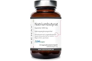 ‎KENAY Natriumbutyrat SUPREME 1200 mg | 60 Kapseln magenresistent | Nahrungsergänzungsmittel | KENAY®