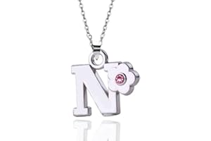 JennyWrenJewels Initial Letter A-Z Pendant Necklace | Gifts for girls birthday, christmas, party | Jewellery Gift for daughter, niece, friend, sister