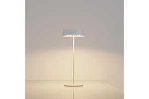 Palmina 901, bezprzewodowe lampy stołowe, aluminiowe lampy stołowe do wielokrotnego ładowania i ściemniania, bezprzewodowe 4400 mah, ochrona IP54, zewnętrzna / wewnętrzna / biała lampa stołowa