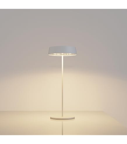 Lampada da tavolo ricaricabile senza fili, 5000 mAh, a batteria, luce LED portatile per casa, soggiorno, sala da pranzo, bar, esterni, patio