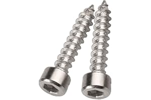 Xiedeai Ferretería Herramienta Clavos Tornillo Autorroscantes - Acero Inoxidable Cabeza Allen Tornillos Hexagonales Tornillos de Madera M4 M5 M6