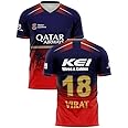 Virat 18 New Cricket Team RCB Jersey 2025 for (Men,Boys&Kids)