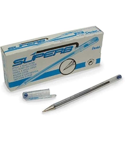 Pentel Superb Assorted Colour Ballpoint Pens - 0.7mm Tip - View #5