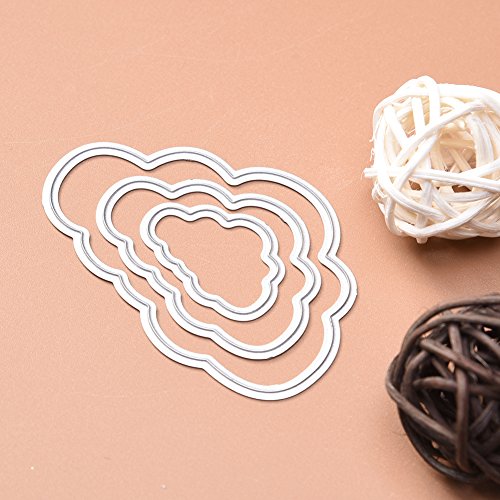 Blue Vessel 3pcs Scrapbooking DIY Wolke Schneidvorlagen Papierkarten Dekor Schneiden Schablone - 7