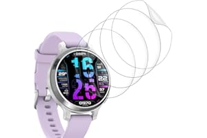 PawHoly 4 Stück für Panzerglas Garmin Lily 2 Active Schutzfolie, kratzfest bubble-free Hochtransparent für Folie Garmin Lily 2 Active Displayschutzfolie aus Komplexfolie,Einfache Anwendung Schutzglas