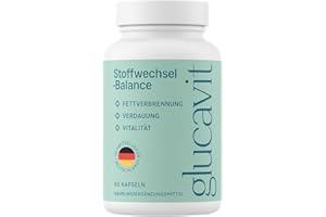 IMPERIUM HERBALS Glucavit Kapseln – Nahrungsergänzung mit 11 essenziellen Nährstoffen | Vitamine & Mineralstoffe für Energie, Vitalität & Wohlbefinden. 60 Kapseln. (1)