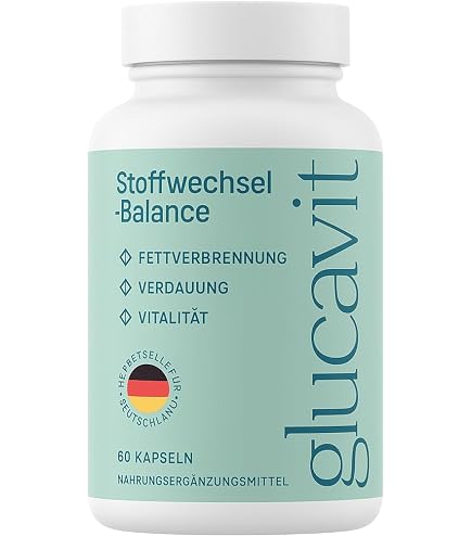 Complément Alimentaire Vita World Équilibre Glycémie 60 Capsules - Zinc, Chrome, Inuline, Curcumine - Neuf Allemagne